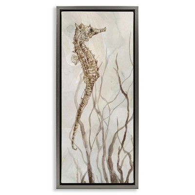 Stupell Industries Vigilant Seahorse Ocean Wildlife, 15" x 31"