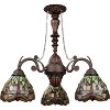 Chloe Lighting Anisoptera Purity3-Light Mini Antique Dark Bronze Finish Chandelier 24" - 3 of 4