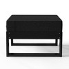 WestinTrends Montara Outdoor HDPE Patio Ottoman with Waterproof Olefin Cushions - 4 of 4