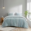 Sapphtopaz 3 Pcs Comforter Set Natural Cotton Jacquard Fabric Reversible Quilt Set 1 Quilt, 2 Pillow Shams, Machine Washable - 3 of 4
