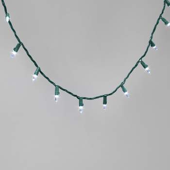 100ct LED Smooth Mini Christmas String Lights with Green Wire - Wondershop™