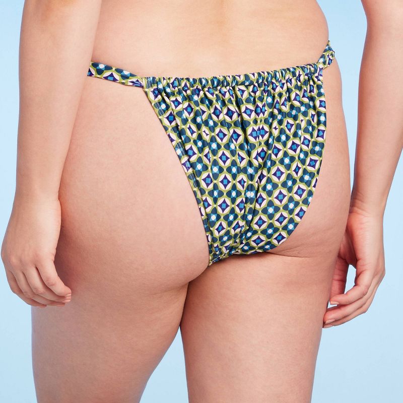 Women's Low-Rise Scarf Strap Adjustable Coverage Bikini Bottom - Shade & Shore™, 6 of 7
