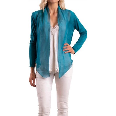 Women's Wo's Shoona Silk Front Cardigan - GIGI MODA