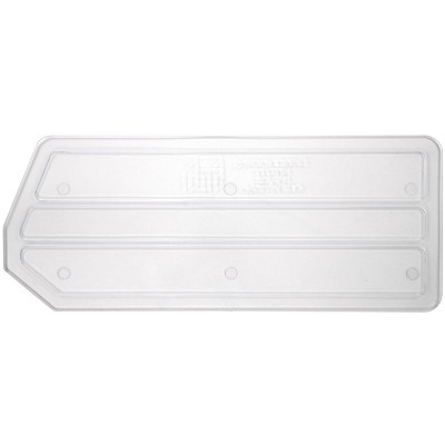 Quantum Storage Systems Bin Divider, Clear, For Bin Qus241 (Pack Of 6), Made In Usa