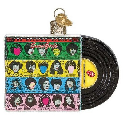 Old World Christmas 3.0 Inch Some Girls Album Cover The Rolling Stones Tree Ornaments