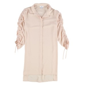 bar III Womens Ruched Tunic Blouse - 1 of 3