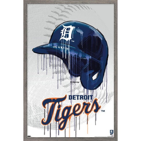 MLB Detroit Tigers - Drip Helmet 22 Wall Poster, 22.375 x 34 