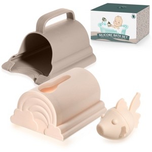 Bath Spout Cover & Baby Bath Rinse Cup Set - 1 of 4