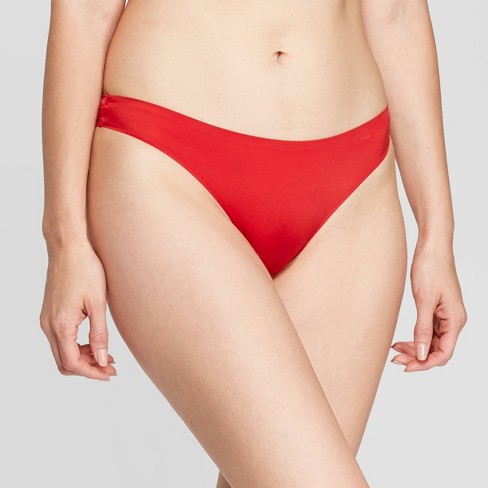 Lot 2 Auden Thong Size XL (16) Red/Black NWT