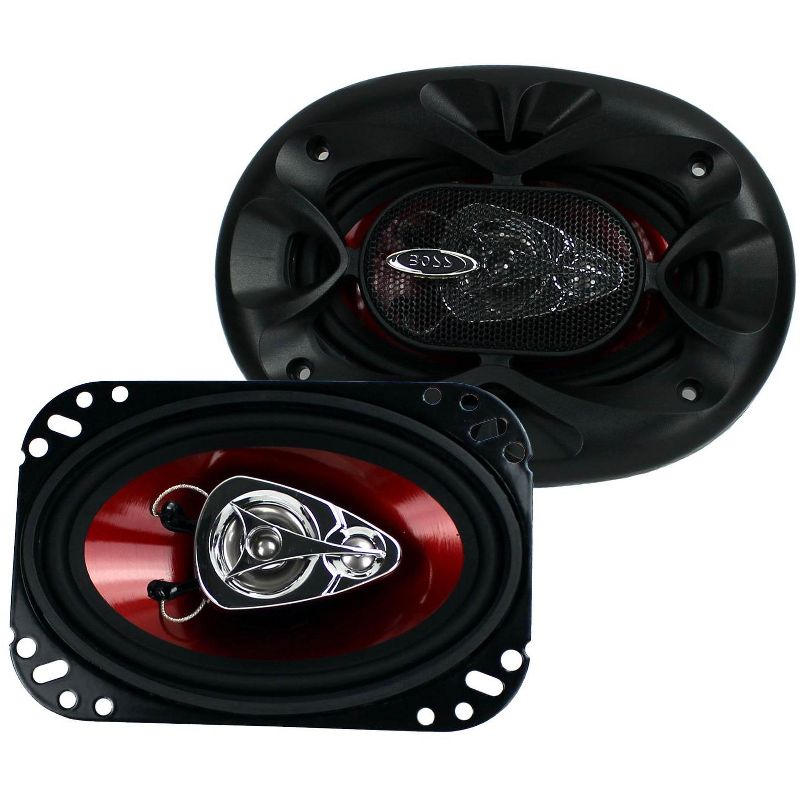 BOSS CH4630 4"x 6" 3-Way 500W Car Audio Coaxial Speakers Stereo 4 Ohm (2 Pairs), 2 of 7