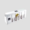 10oz 4pk Crystal Crosby Square Highball Glasses - Godinger Silver: Lead-Free Drinkware Set, Dishwasher-Safe Glass Cups - 2 of 3