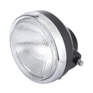 Unique Bargains 7" Motorcycle Headlight Headlamp for Suzuki EN125 for Yamaha for Honda ATV Black - 1 of 4