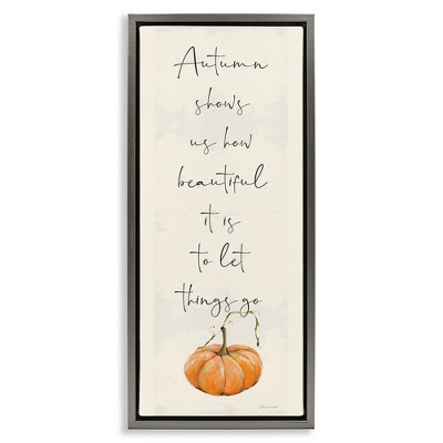 Stupell Industries Autumn Beauty Inspirational Phrase, 11" x 25"