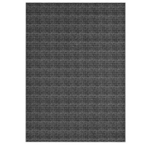 9x12 Modern Textured Solid Color Thin Area Rug, Non Slip Washable Indoor Rug , Foldable Rug for Living Room, Bedroom, Kitchen, Entryway - 1 of 4