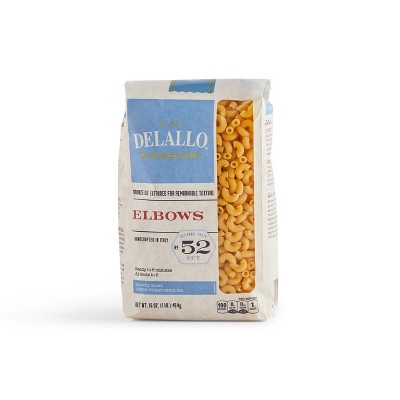 DeLallo Elbow Macaroni Pasta, 1 6 oz Bag, (7 Pack)