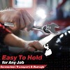 Crows Foot Wrench Set (Metric) Easily Access Hard-To-Reach Areas, Includes Sizes: From 10MM to 24MM - 10-Piece Kit With Clip-on Organizer - 3 of 4