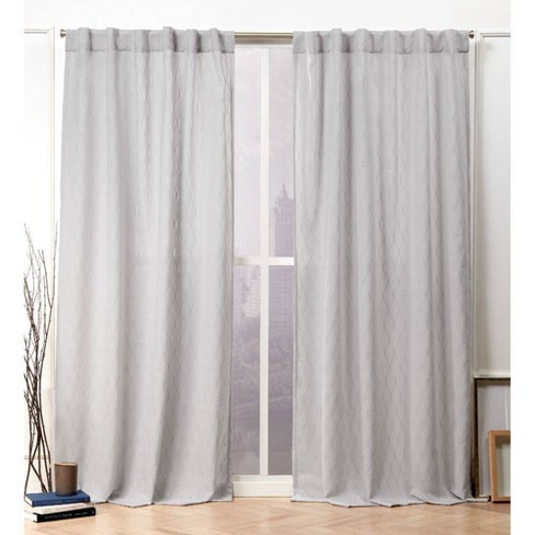 tab top sheer window panels