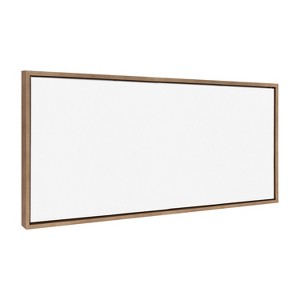 Kate and Laurel Sylvie Blank Framed Canvas 18x40 - 1 of 4