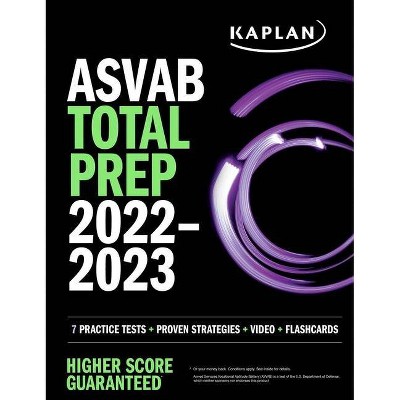 ASVAB Total Prep 2022-2023 - (Kaplan Test Prep) by  Kaplan Test Prep (Paperback)