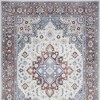 Ivory Red and Blue Medallion Distressed Non Skid Area Rug - 4 of 4