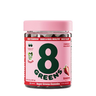 8Greens Super Greens Beauty Gummies - Strawberry