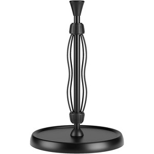 Premium Stainless Steel Kitchen Roll Holder with Double Ratchet Mechanism - Decorative for Kitchen - 1 of 4