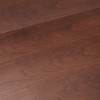 Vynxaria 47 Inch Round Dining Table for 4 Walnut Wood Veneer Top Modern Farmhouse Wood Strip Base for Kitchen Living Room - 2 of 4