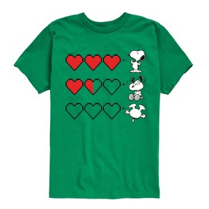 Boys' - Peanuts - Pixel Perfect Short Sleeve Graphic T-Shirt - 1 of 4