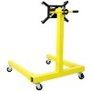 Syemin Lift Jacks Engine Stand 1 Ton 360 Degree Adjustable Mounting Head Easy Assembly Disassembly 4 Swivel Caster Wheels, Yellow, 30"*10.2"*7.9" - 2 of 4