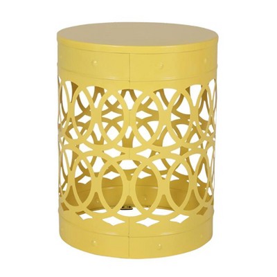 Large Iron Side Table