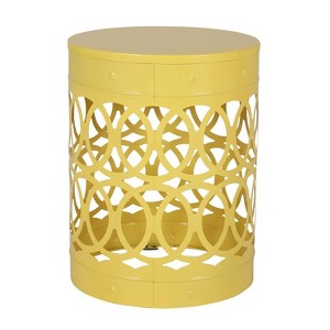 Large Iron Side Table - 1 of 2