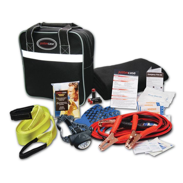 Deluxe Safety Kit Black - Justin Case: Auto Emergency Preparedness with Jumper Cables & Camping Essentials, 2 of 3