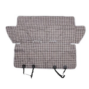 Unique Bargains Lattice Style Pet's Car Seat Cover Brown 1 Pc - 1 of 3