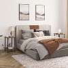 Side Table with Charging Station, End Table with USB Ports and Outlet, Nightstand with 2-Layer Storage Shelves - 4 of 4