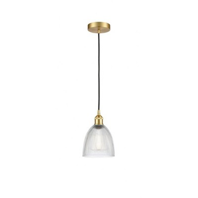 Castile - 1 Light Cord Hung Mini Pendant In Industrial Style-9.75 Inches Tall and 6 Inches Wide