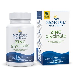 Nordic Naturals Zinc Glycinate - Healthy Immune System Function, 60 Count - 1 of 4