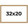 PosterPalooza | Refined Gold Picture Frame - UV Acrylic, Backing Board, Hanging Hardware Included - 2 of 4