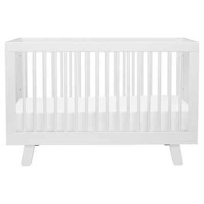 Babyletto Hudson 3-in-1 Convertible Crib with Toddler Rail, White