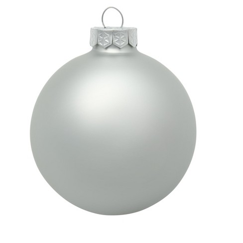 Northlight 12ct Black Matte Glass Christmas Ball Ornaments 2.75 (70mm)