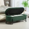 CENGHU Storage Ottoman, Bedroom End Bench, Upholstered Fabric Storage Ottoman, Entryway Footstool, Ottoman Bench for Living Room & Bedroom - 2 of 4