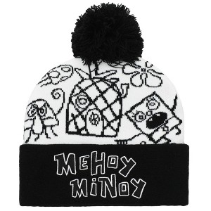 SpongeBob Doodle Knit Pom Beanie - 1 of 2