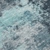 HomeRoots 5' X 8' Teal Blue And Navy Blue Abstract Washable Indoor Outdoor Area Rug - 3 of 4