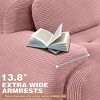 Aukfa Modular Corduroy Sectional Sofa with Ergonomic Support - Pet Friendly, Easy Assembly, Non-Slip Base Design - 3 of 4