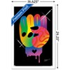 Trends International Jason Naylor - Fist of Color Framed Wall Poster Prints - 3 of 4