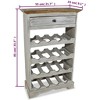 vidaXL Wine Rack Solid Reclaimed Wood 21.7"x9.1"x33.5" - 4 of 4