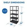 Gracious Living XL 5 Shelf Knect-A-Shelf Ventilated Heavy Duty Storage Unit - 3 of 4