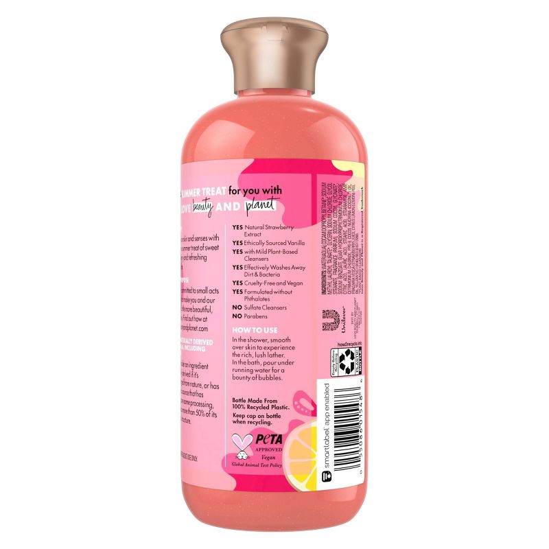 Beloved Shower &#38; Bath Gel Body Wash - Strawberries &#38; Lemonade - 11.8 fl oz, 4 of 6