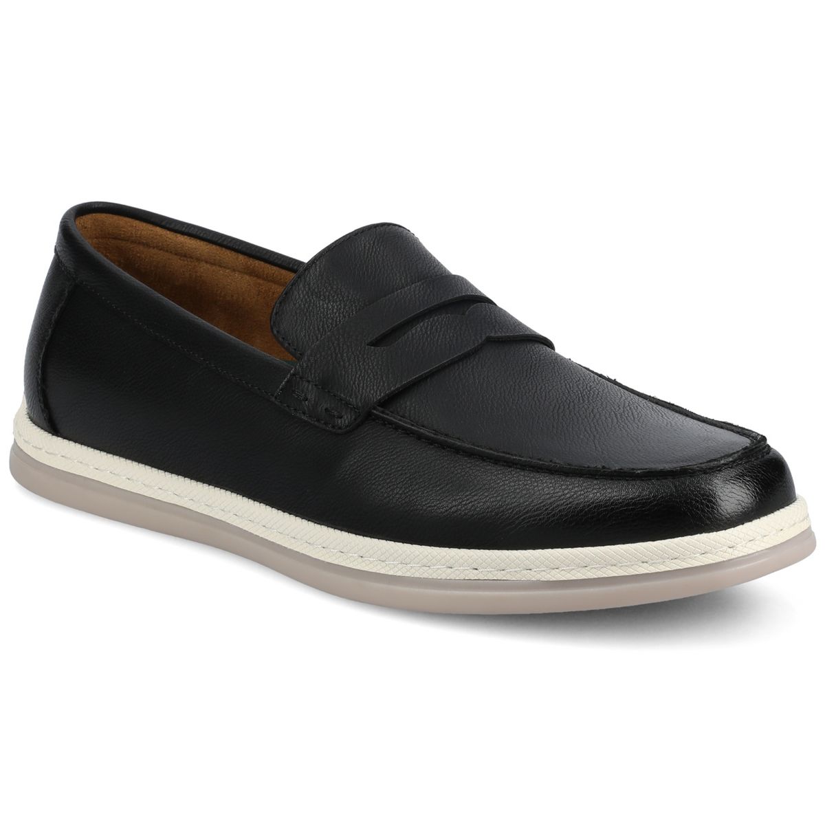 Vance Mens Brantley Casual Slip-on Perforated Penny Loafer