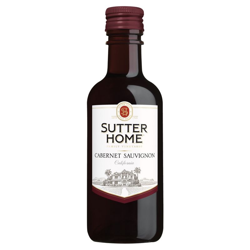 Sutter Home Cabernet Sauvignon Red Wine - 4pk/187ml Bottles, 3 of 8