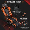 GTRACING Gaming Chair Office Chair PU Leather with Footrest & Adjustable Headrest - 3 of 4